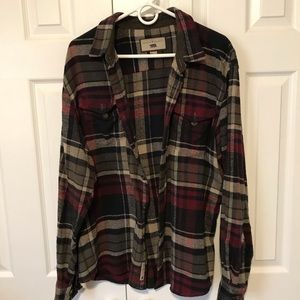 Flannel button down
